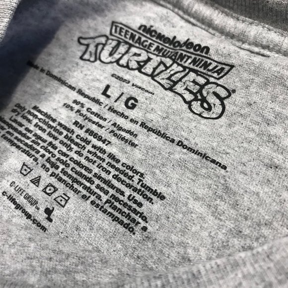Nickelodeon Teenage Mutant Ninja Turtle TMNT NEW tshirt short sleeve‎ size Large - Picture 4 of 5